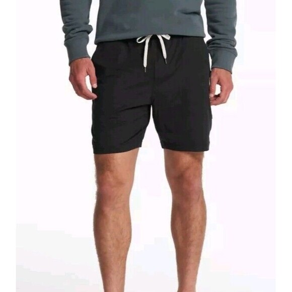 Vuori Other - Vuori Ponto DreamKnit Shorts 7.5" Zip Pocket Black Men's Size M SOFT VGUC